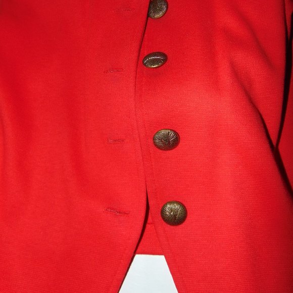 MODA International VS - Red Knit Power Suit - Size S - Picture 5 of 9